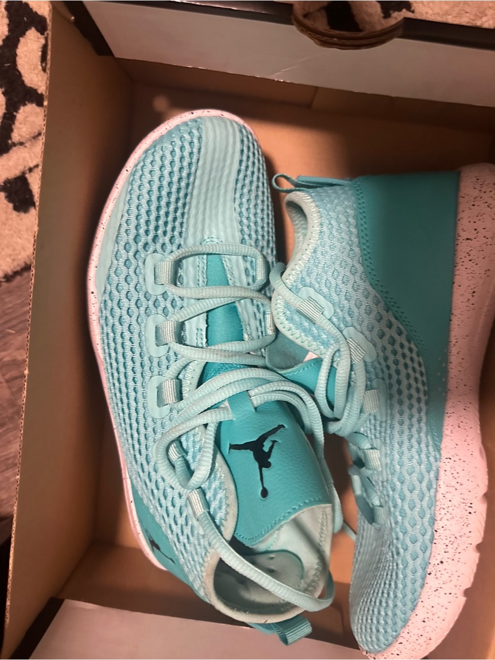 Jordan Women's Sneakers in Aqua/Turquoise
